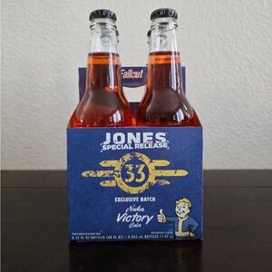 Jones Special Release Nuka Victory Cola Fallout Vault Boy Collectible x4